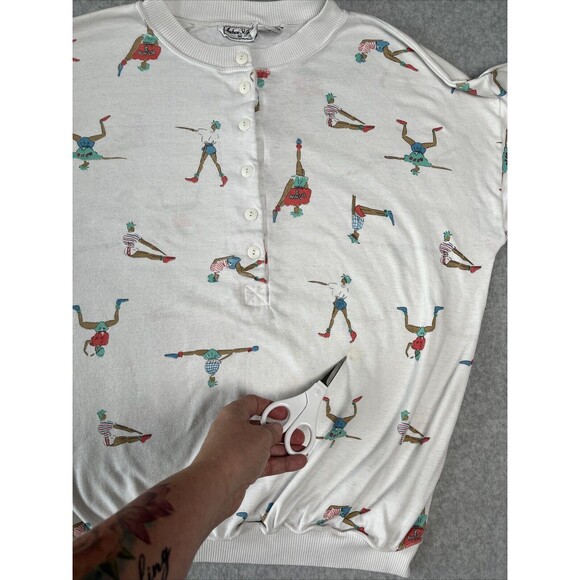 Vintage Andrew St. John Sweatshirt Exercise Jazzercize 1980’s 1990’s Medium Read - Picture 11 of 12